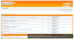 Desktop Screenshot of forum.instalki.pl
